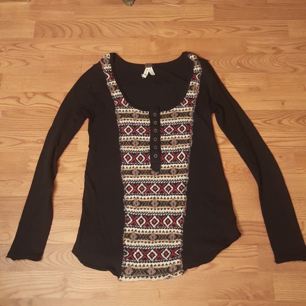 Free People 'We the Free' sz M LS thermal/sweater!